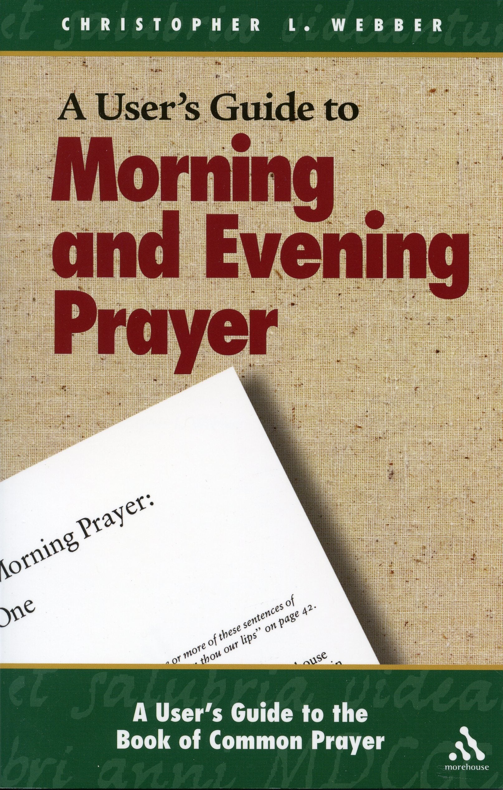Cover image for A User's Guide to the Book of Common Prayer, isbn: 9780819221971