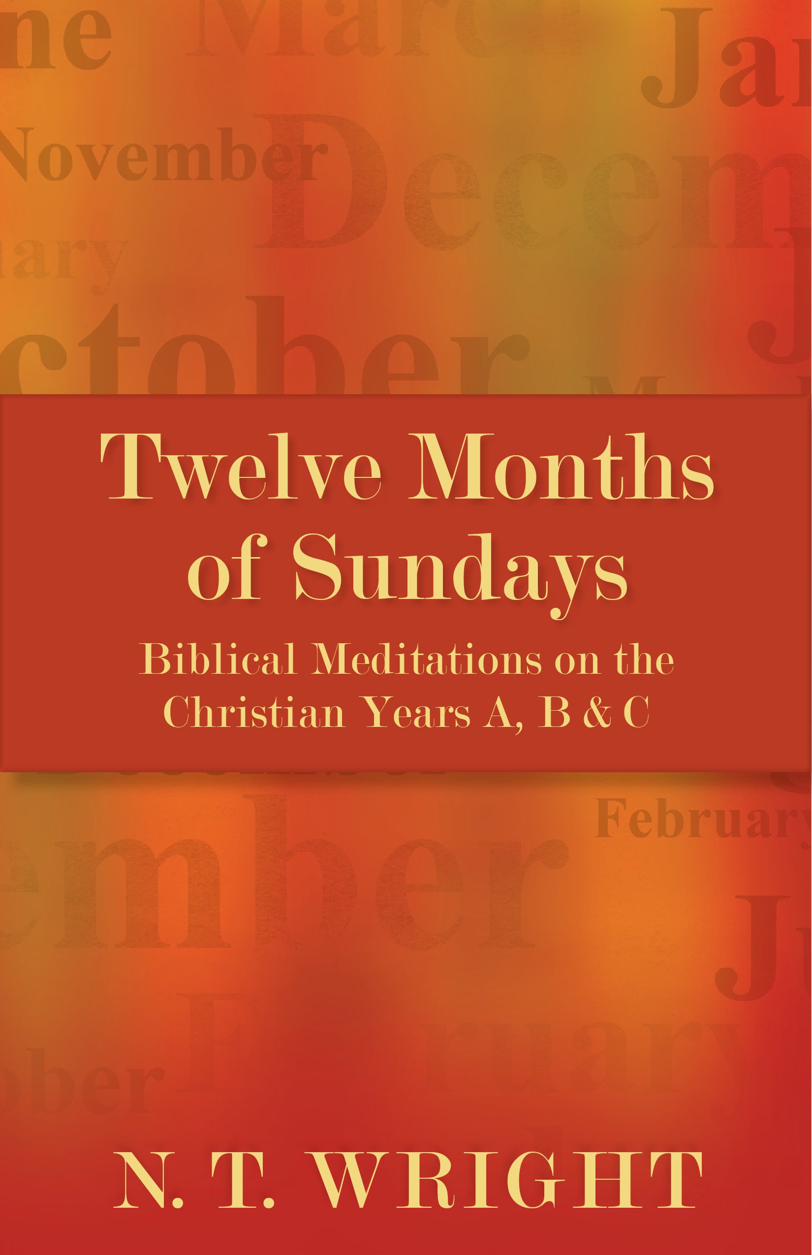 Cover image for Twelve Months of Sundays, isbn: 9780819228024