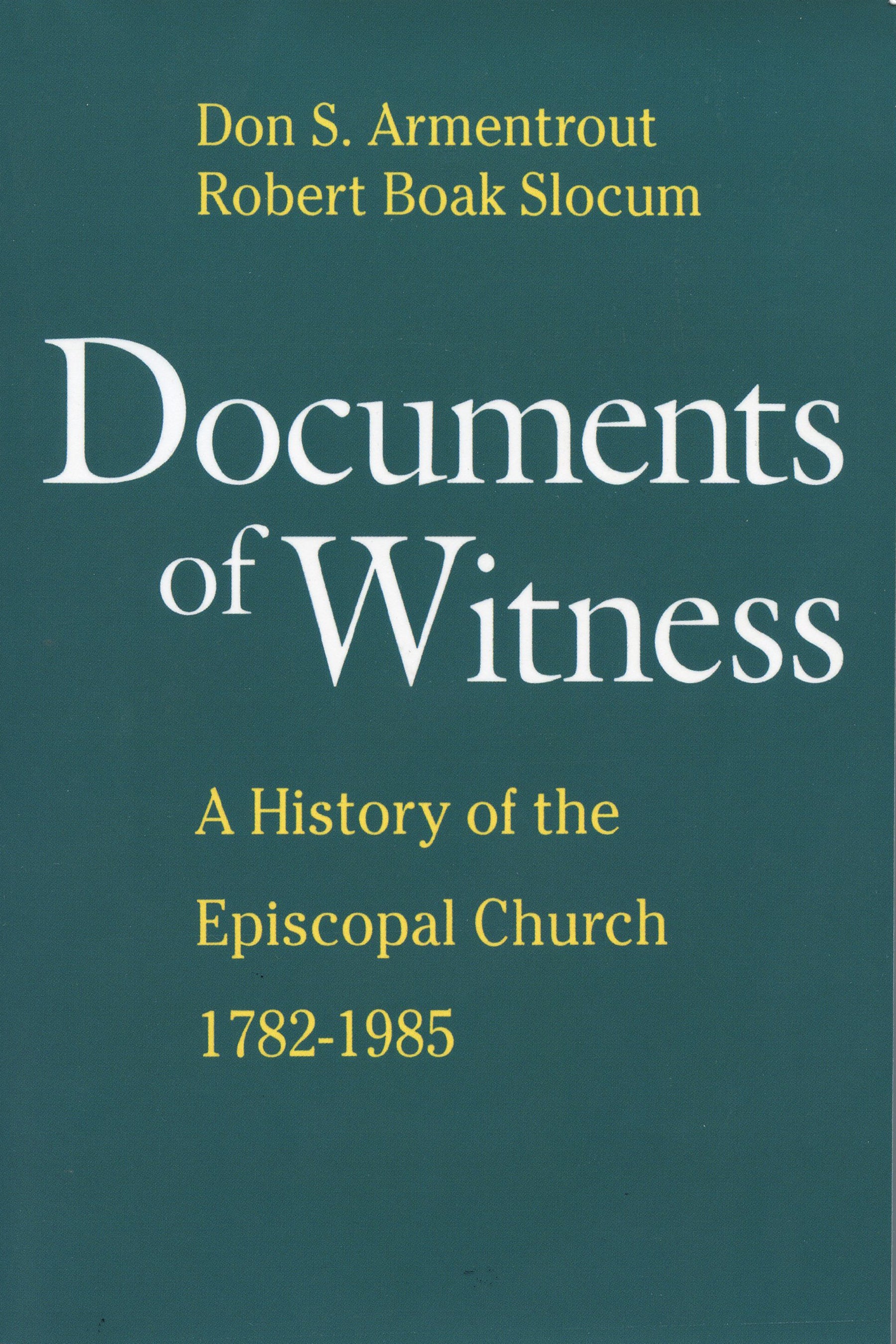 Cover image for Documents of Witness, isbn: 9780898695922