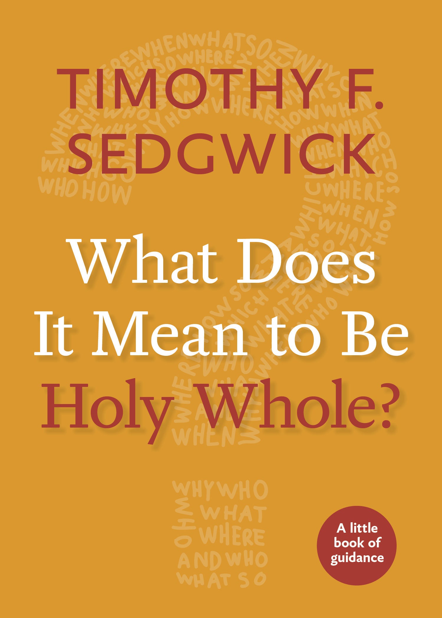 Cover image for What Does It Mean to Be Holy Whole?, isbn: 9781640650213