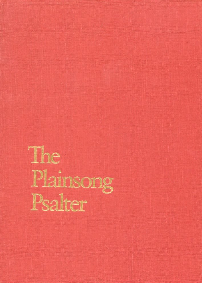 Cover image for Plainsong Psalter, isbn: 9781640655874