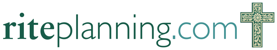 Riteplanning web logo with cross image