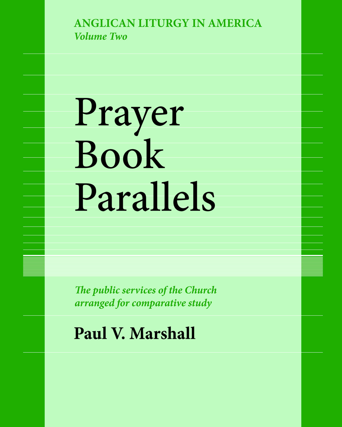 Cover image for Prayer Book Parallels Volume II (Paperback), isbn: 9780898698503
