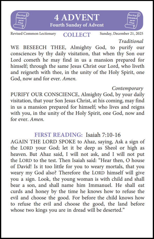 Lectionary Inserts – Church Publishing Incorporated