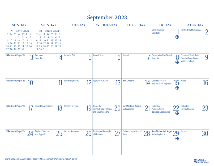 Anglican Liturgical Calendar 2024 Ivie Rhodie